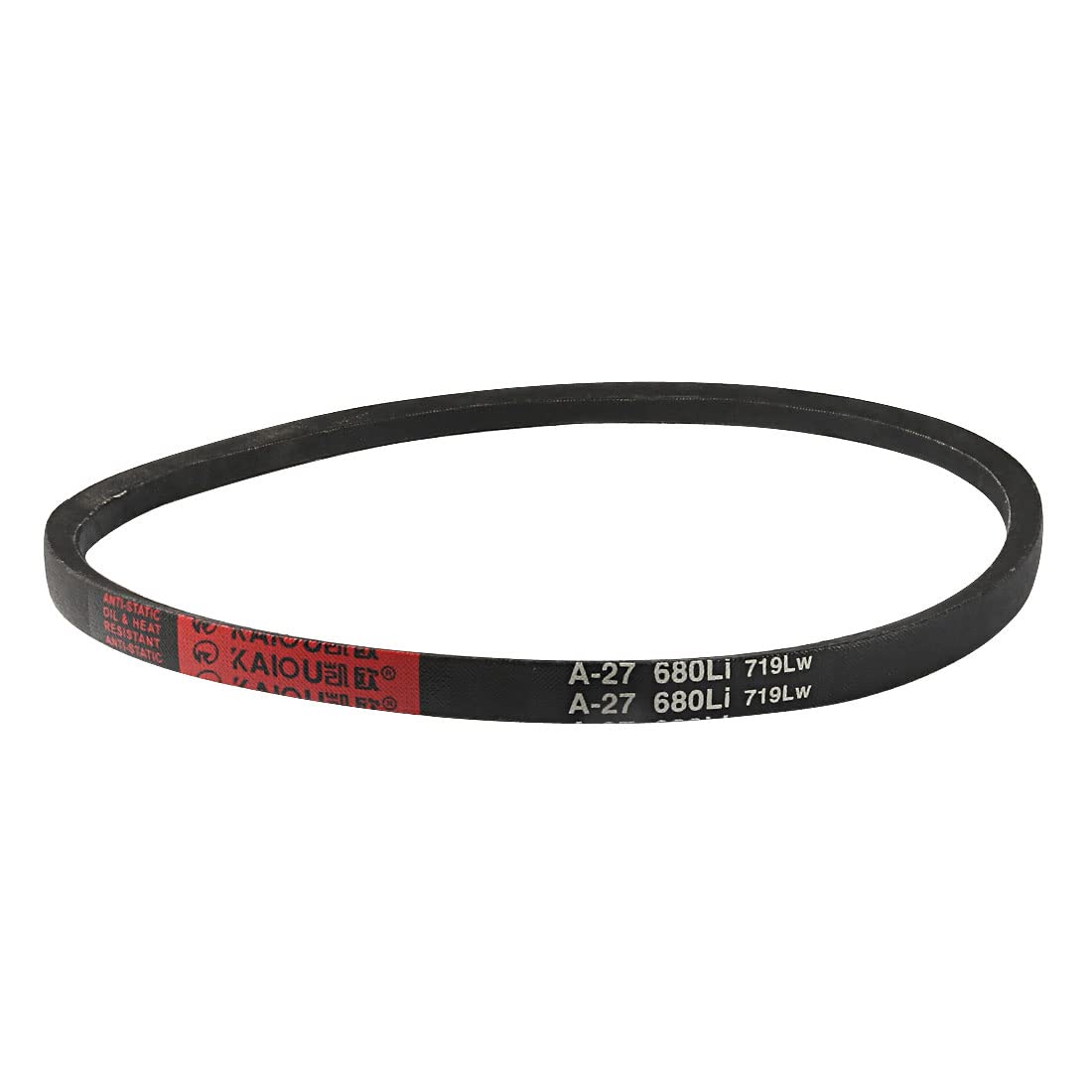 Sourcingmap A680 V-Belts 680mm Inner Girth 13mm Top Width 8mm Thickness A-Section Rubber Drive Industrial Transmission Belt