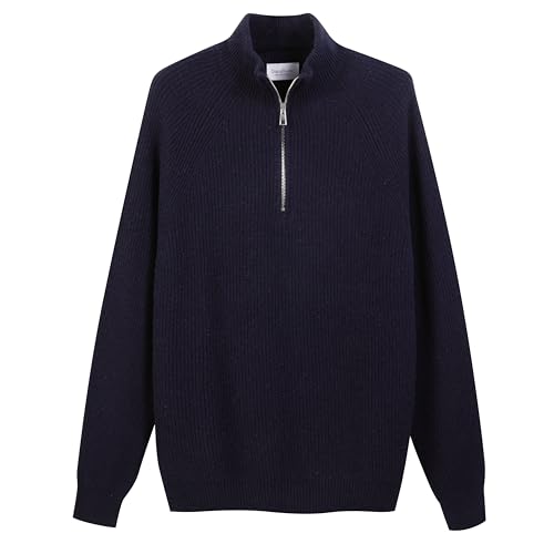 Sweater homme Diana Studio bleu marine aux finitions premium