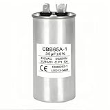 BouGPeng Condensador de Arranque Motor CBB65 35µf Condensadores 450V AC 50/60Hz Condensador de Marcha para Bombas Compresores Lavadoras Aires Acondicionados