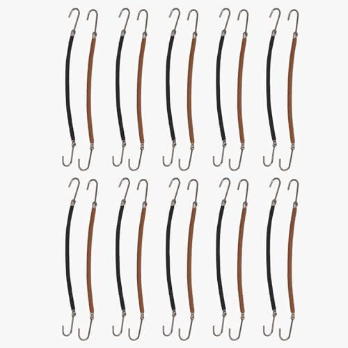 20pcs Fascia Elastica con Gancio per Coda di Cavallo, Semplice Gancio per Capelli Accessori per Copricapo Fascia Elastica per Acconciature Personalizzata con Gancio, Fasce per