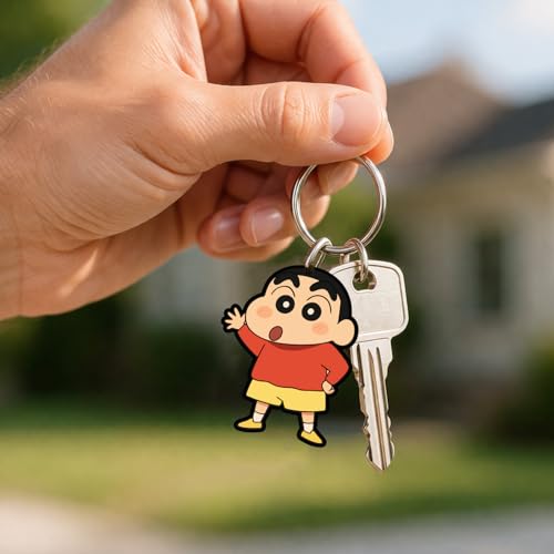 Image of Acrylic Anime & Cartoon Theme Keychain For Bike & Car | Birthday Return Gift For Kids | Gift For Girls & Boys