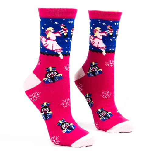 Nutcracker Ballet Gifts, Novelty Crew Socks for Kids, Girls, Fun Cute Funky Childrens Cozy...