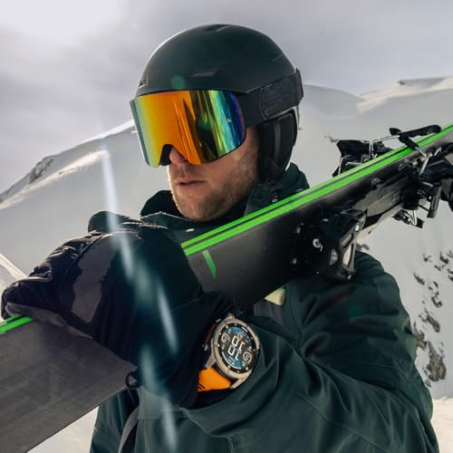 PlayBetter Garmin Fenix 8 Solar Sapphire (47mm, Carbon Gray DLC Titanium) Multisport GPS Smartwatch Bundle - 1.4&rdquo; Touchscreen, Built-in LED Flashlight Portable Charger & Screen Protectors