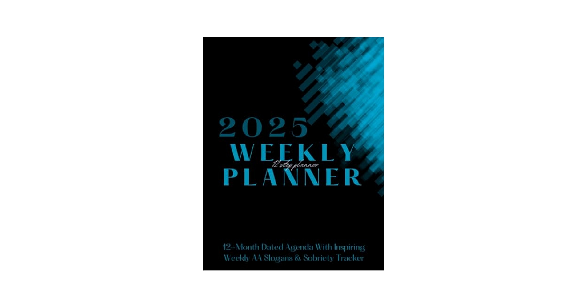 2025-12-month-dated-agenda-with-inspiring-weekly-aa-slogans-sobriety-tracker-one-year-monthly-weekly-12-step-personal-planner-black-blue-the-bold-brave-imaginate-publishing-amazon-com-books