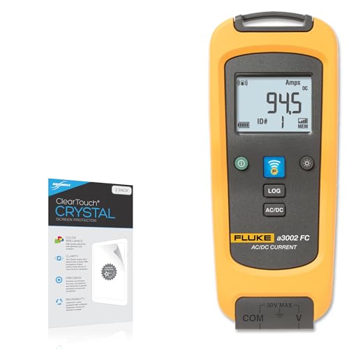 BoxWave Screen Protector Compatible with Fluke a3002 FC - ClearTouch Crystal (2-Pack), HD Film Skin - Shields from Scratches