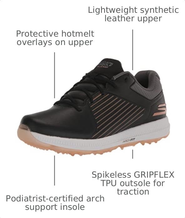 Image of Skechers Mens Elite 5 Arch Fit Waterproof Golf Shoe