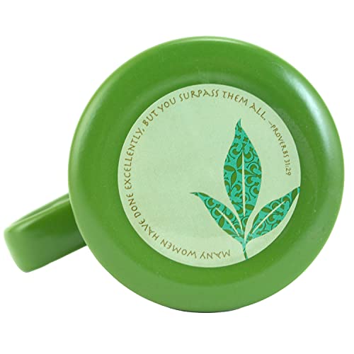 Mug en céramique verte isolant avec soucoupe de protection