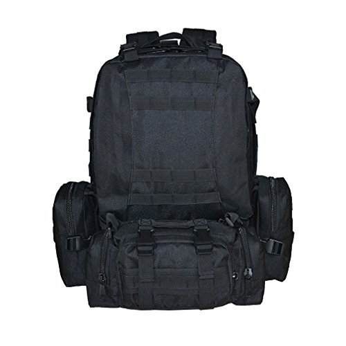 Militar Ejército mochila 55L camuflaje Arid Woodland impermeable paquetes para hombre