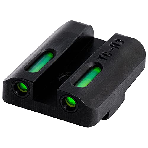Image of TRUGLO TFX Handgun Sight | Durable Shock-Resistant Compact Brightly Glowing Tritium & Fiber-Optic Xtreme Day /Night Sight for Handguns