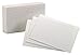 Oxford 40153-SP 3" X 5" White Ruled Index Cards 100 Count