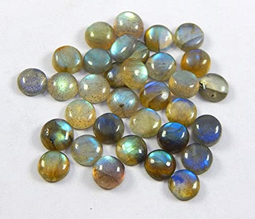 Labradorite cabochon 9mm forme ronde lot de 20 pièces pierres en vrac