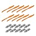 KUMGROT 10pcs Rc Propeller 9050 9x5 Inch Remote Control Propeller for Model Electric Plane with Adapter Rings