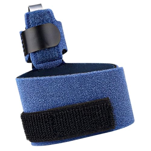 Didiseaon Strap Bunion Foot Splint Straightener Splitter Bent Brace Broken Brace Crooked Separator Hair Oil Applicator Claw Cushion Crooked Spacer Sponge Composite Cloth Blue