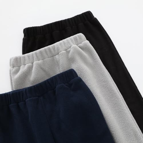 Toddler Boys Microfleece Pants 3-Pack, Sweatpants, 2-6 Years2