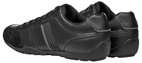 Geox U RAVEX Baskets pour Homme Noir Taille 43 EU, Noir, 43 EU