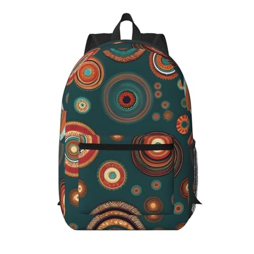 Sac à dos de voyage portable anti-désordre multi-poches floral