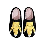 DACHOI Chicken Feet Slippers for Women Home Fuzzy Cute Warm Fluffy Animal Slippers Non Slip Indoor Outdoor Shoes 44-45
