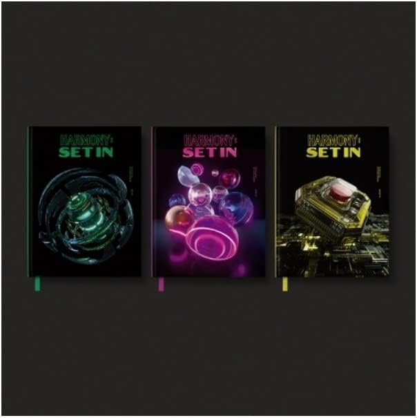 P1Harmony HARMONY : SET IN 5th Mini Album Contents+Booklet+Standing photocard+Logo tag+Photo stamp+Special photocard+Selfie Photocard+Tracking (RANDOM)