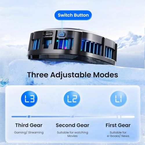 Image of Mobile Cooler Gaming Fan Cooler for Mobile with Type-C