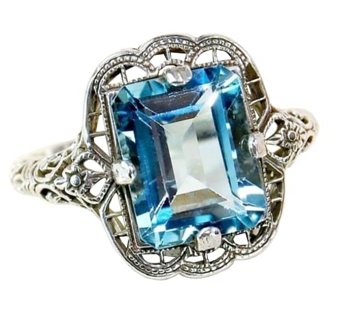 Aimys Huge Natural 3.5Ct Tanzanite 925 Silver Ring Women Wedding Engagement Wedding Band for Women 925 Sterling Silver AAA Cz (8)