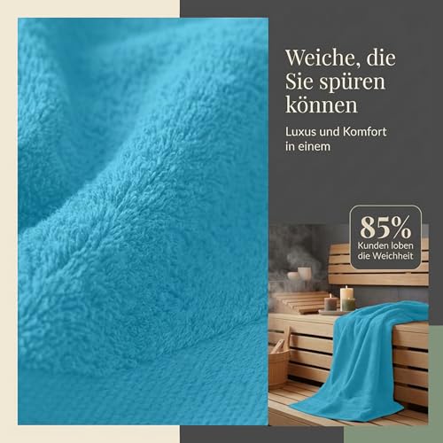 Komfortec Badetuch 100x200 cm aus 100% Baumwolle – Ansicht 6