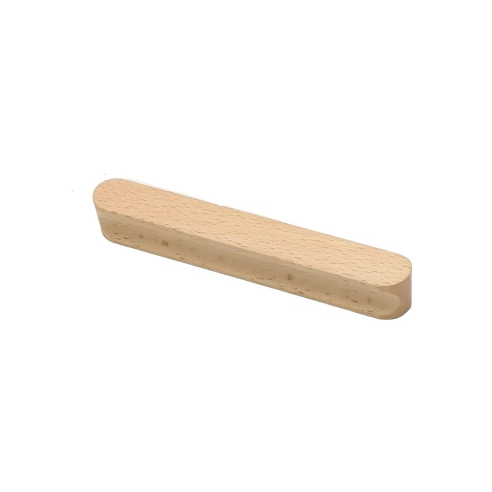 LADFRTYU Wooden Handles 2pcs Cabinet Door Wooden Handle Wardrobe Bow Shaped Drawer(130x20x18mm-A)