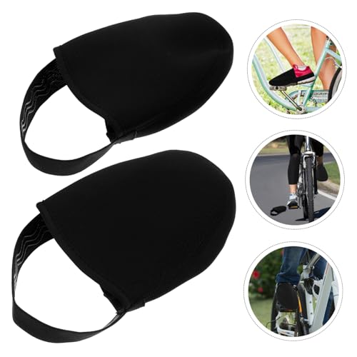 Funda para zapatillas de bicicleta de montaña, protectora de talón, cubre-punta, impermeable y aislante para invierno miniatura 7