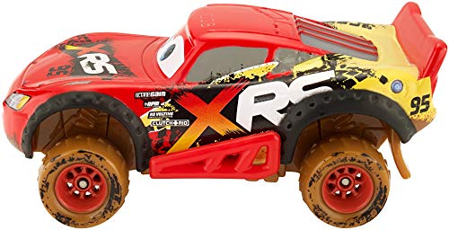 Mattel GBJ36 Disney Cars Xtreme Racing Serie Schlammrennen Die-Cast Auto Fahrzeug Lighning McQueen, Spielzeug ab 3… – Bild 5
