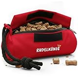 Rudelkönig Futterbeutel für Hunde - Apportierbeutel für Hundetraining - Robuster Futterdummy Hunde für Leckerlies - Dummy Hundetraining