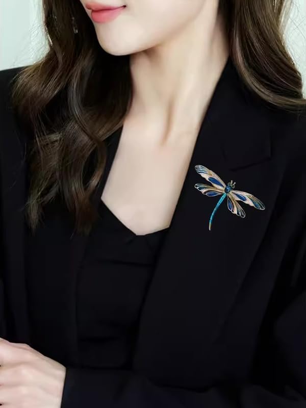 Image of Fashion Dragonfly Booch Pin Jewelry Gift for Women