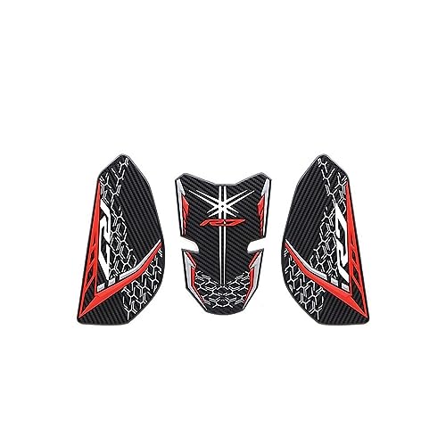 Moto réservoir carburant pad YZF-R7 autocollants tankpad d'essence 2022 - 3