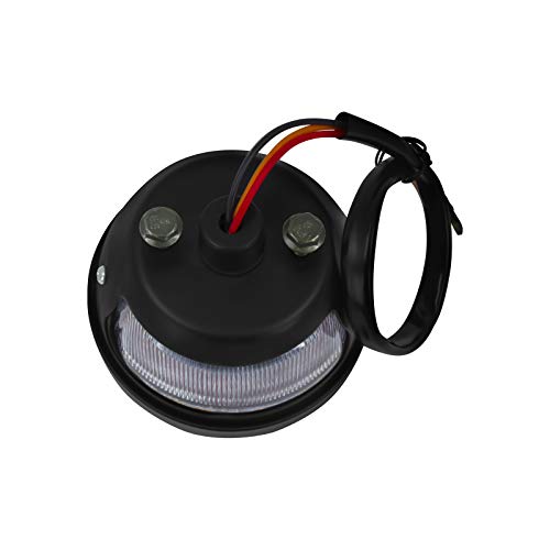 HDBUBALUS Side Mount LED Brake Tail Light Fit for Choppers Bobber Harley Sportster