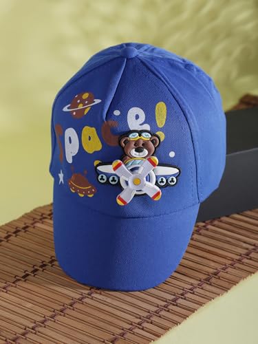 Image of PASSION PETALS Summer Dino Rockstar Baseball Cap for Kids Boys and Girls 2-4Years