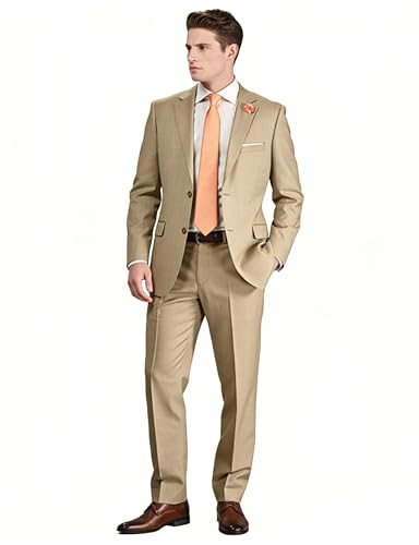 Costume à revers cranté haut de gamme au tombé impeccable