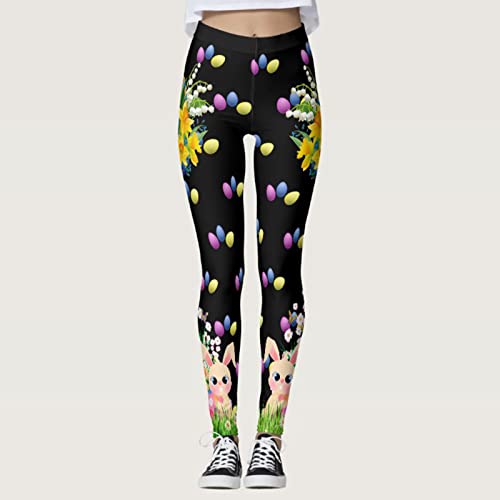 Funny Easter Candy Yoga Pants Leggings for Women Girls High Waisted Tummy Control Stretchy Workout Sports Leggings Tights2