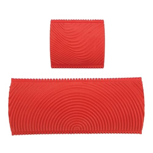 Ensemble De Rouleaux À Outils À Grain - Motif De Peinture De Texture, Conception De Mur D'art | Rouleau De Peinture En Caoutchouc Réutilisable, Outil De...