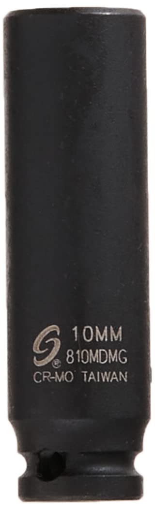 Sunex 810MDMG 1/4-Inch Drive 10-Mm Deep Magnetic Impact Socket, 1/4″