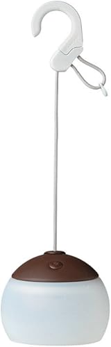 Snow Peak 's Hozuki Lantern, Bark, ES-070BR, fabricado en Japón, garantía de por vida, ligero, compacto para acampar o mochilero, luz de camping