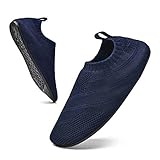  Sosenfer Hausschuhe Damen Herren Bequem Pantoffeln rutschfest Slip on Flache hüttenschuhe Cozy Slippers Unisex-SHLAN-46