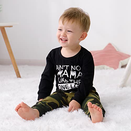 YALLET Baby Toddler Boy Clothes Fall Winter Outfit Long Sleeve Sweatshirts Pants Set 6 9 12 18 24 Months 3T 4T 5T Boy Clothes4