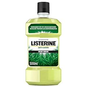 LISTERINE Cariës mondwater (tegen gaatjes) met fluoride, werkt ontstekingsremmend, beschermt tegen tandbederf, 500 ml
