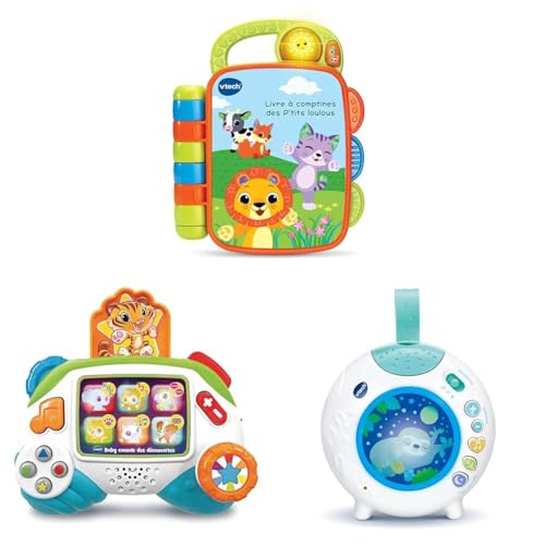 VTech - Livre à Comptines des P'tits Loulous avec Poignée