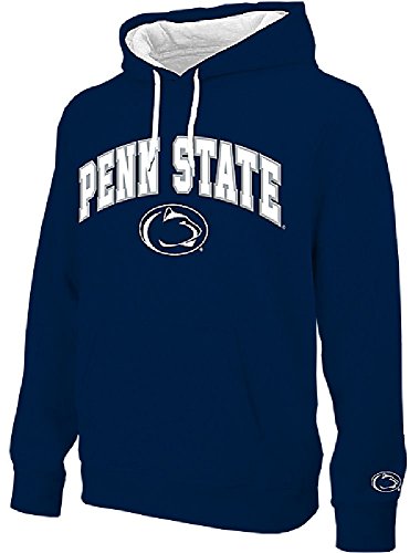 E5 NCAA Penn State Nittany Lions Navy Embroidered College Classic Hoodie Sweatshirt (L=44)