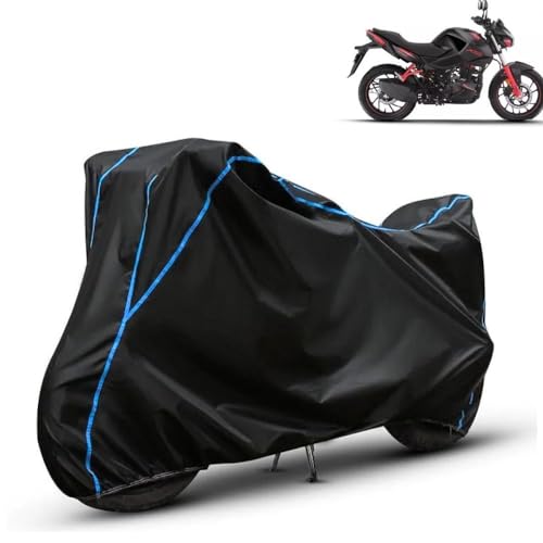 Image of Kerwa Waterproof Bike Cover Compatible with Hero Xtreme 160 R | Dust Proof, UV-Resistant, All-Weather Protection Bike Body Cover, Windproof Elastic Bottom