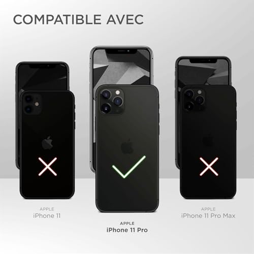 Coque silicone pour iPhone 11 Pro Oneflow jaune mat avec protection antichoc double couche