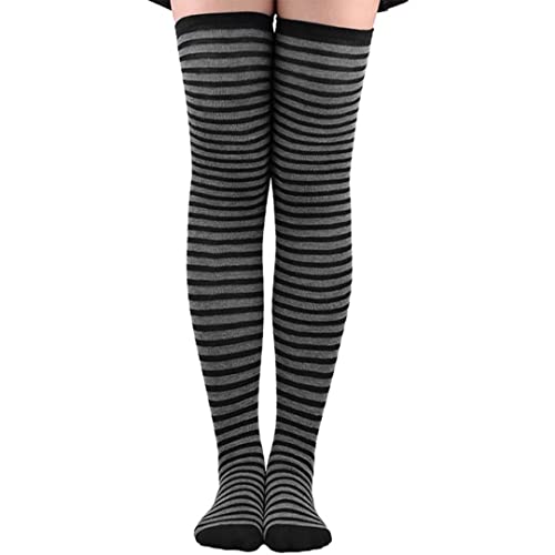 Image of Women's Long Knitted Fingerless Gloves Thumbhole Stretch Arm Warmers | Stretchy soft knitted arm warmers for women, comfortable thumbhole design, ideal daily winter hand sleeve accessories