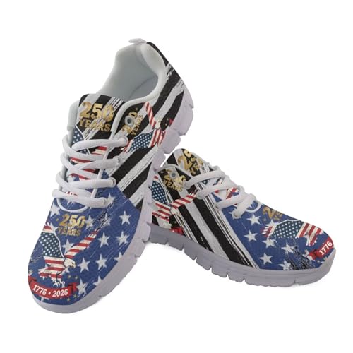 Image of GIFTPUZZ Mens Lace Up Athletic Trainers Running Sneakers Wedge Breathable Gym Lightweight Sports Tennis Shoes