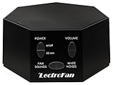 LectroFan High Fidelity White Noise Machine with 20 Unique Non-Looping Fan and White Noise Sounds and Sleep Timer, Global Power Edition