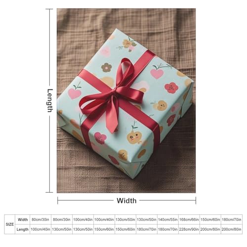 Couverture flanelle emballage cadeau plaid doux toutes saisons