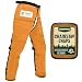 Forester Chainsaw Apron Chaps with Pocket, Orange 36 Length by Forester